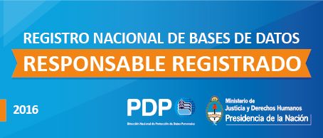 Registro Nacional de Bases de Datos - Responsable Registrado